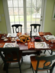 Thanksgiving at home two years ago.