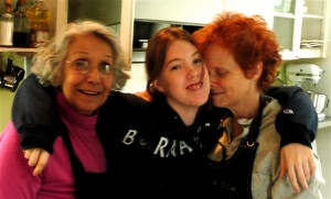 My mom, daughter and me.