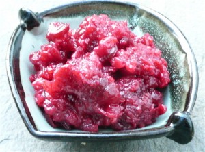 cranberries in bowl