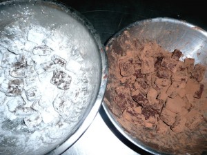 chocoalte truffle bowls