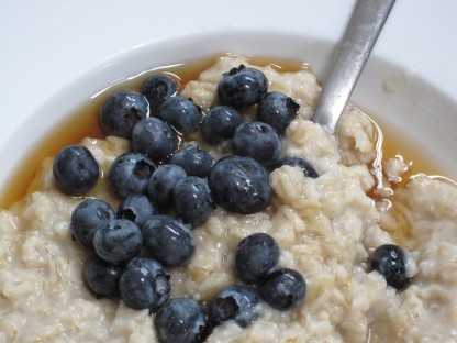 oatmeal blueberries, 8:7:13